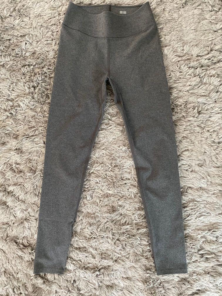 Uniqlo Airism gray leggings, Women's Fashion, Activewear on Carousell