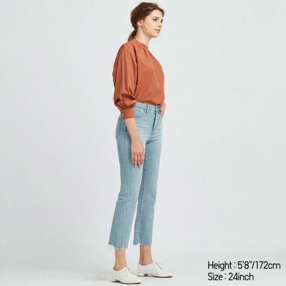 UNIQLO high rise flare jeans, Women's 