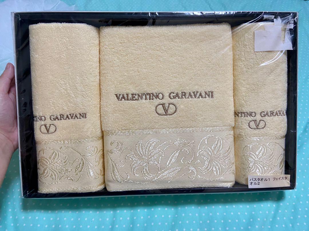 Valentino Garavani Bath & Face Towel (Category: Bath) located in Las Pinas. Submitted by Le.Pattie.Luxe (Listing ID 1118928834, Image 1). Description: Valentino Garavani Bath and Face Towels Brandnew Authentic 1 bath towel 2 face towels Size: no idea not indicated on the packaging .