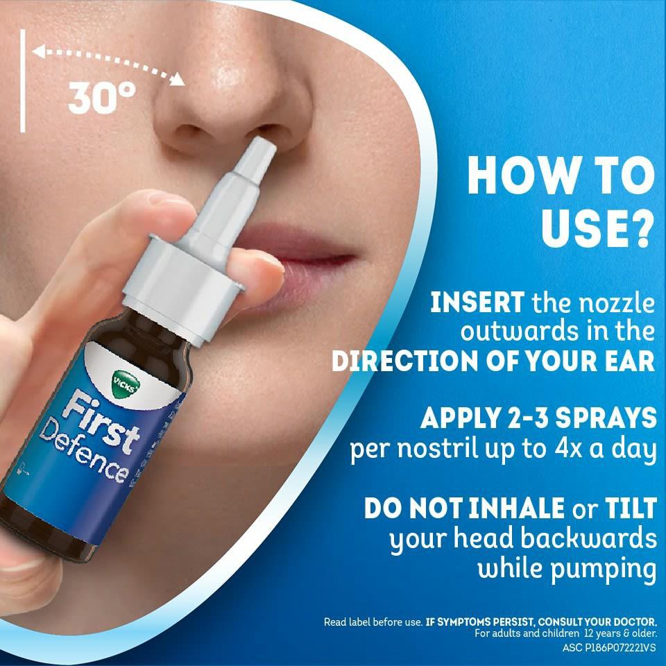 Vicks Nasal Spray, Health & Nutrition, Medical Supplies & Tools on