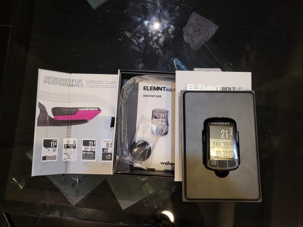Wahoo elemnt store bolt pink