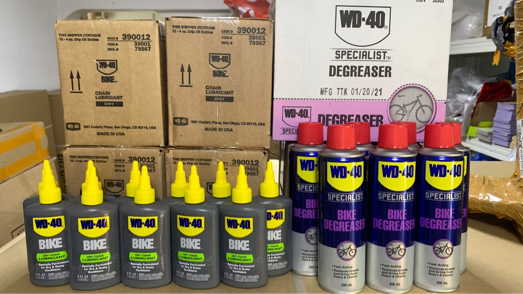 WD40 Bike Lubricant Degreaser Bicycle WD 40 Dry Wet Yishun Foldable