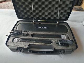 Wireless Dual Microphone with Case