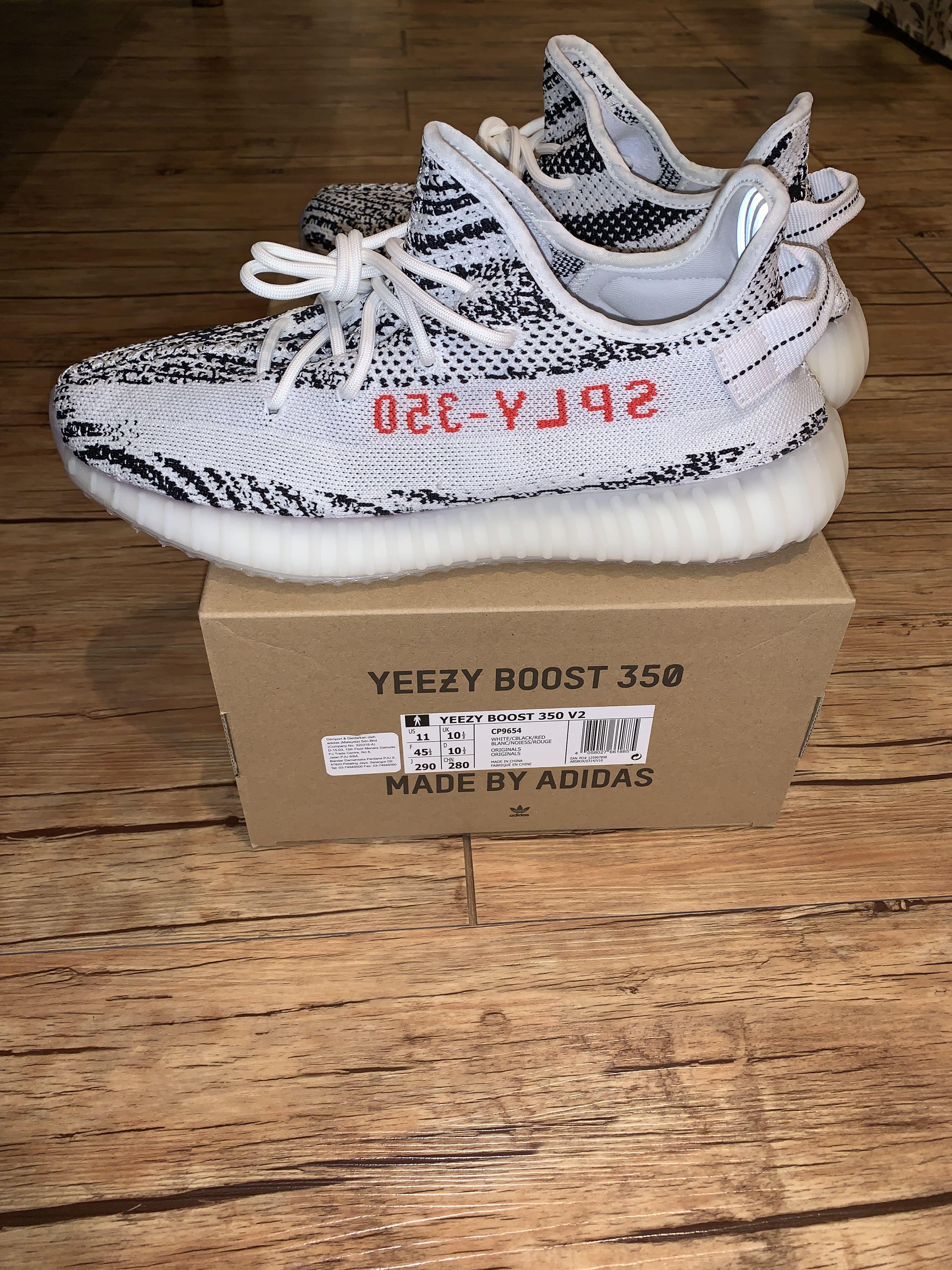 Adidas yeezy boost shop 350 v2 zebra malaysia