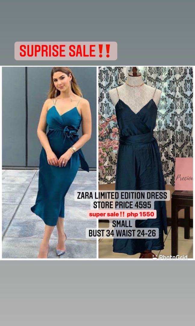 Zara limited edition dress (Category: Dresses) located in Mandaluyong City. Submitted by preciousgoods.ph (Listing ID 1119008153, Image 1). Description: Bnew with tag Price and sizes posted Actual picture posted No more asking for actual picture.