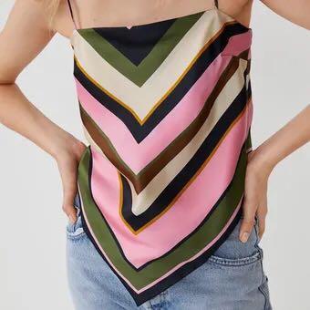 Zara Scarf Top, Women's Fashion, Tops 