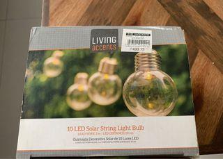 10 LED Solar String Lights