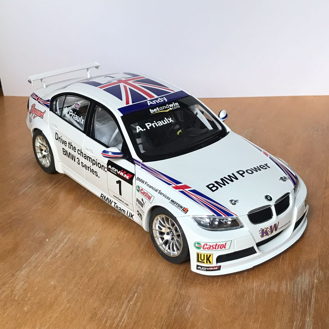 1/18 Kyosho BMW 320si E90 WTCC 2006 Great Britain UK Andy Priaulx 