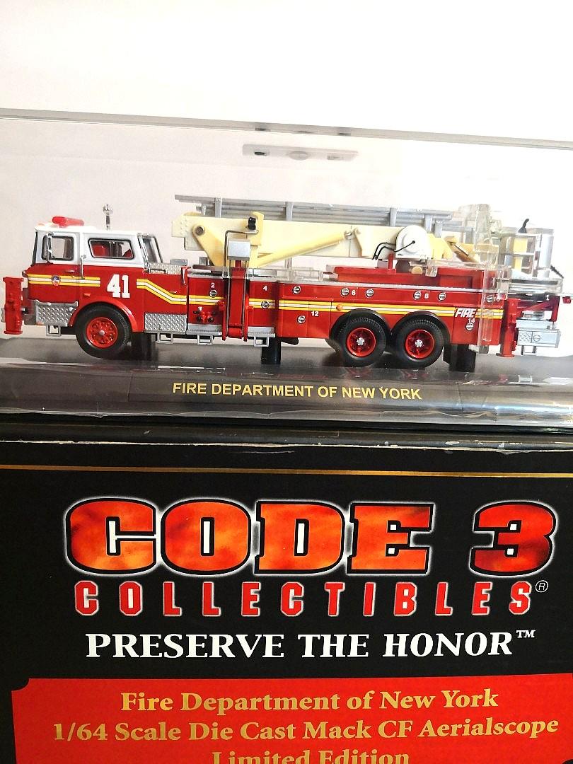 CODE3 アメリカニューヨーク市梯子消防車 1/64 | www 