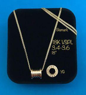 18K Saudi Gold bulgari necklace
