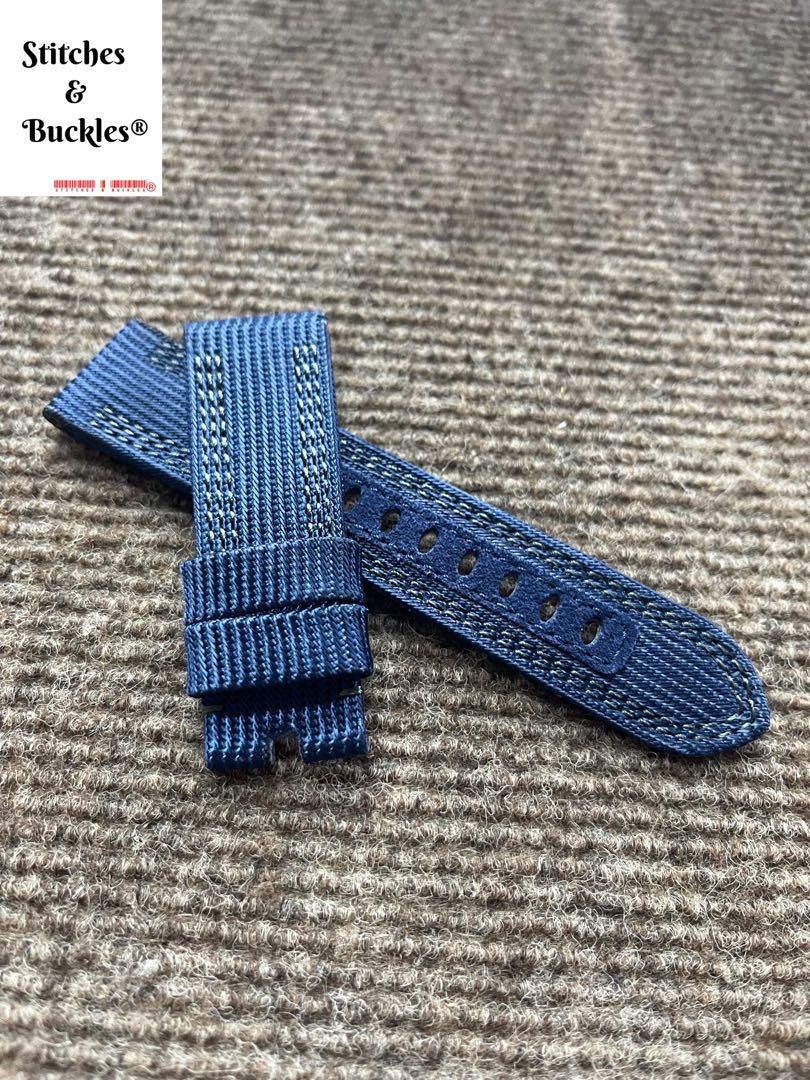 Panerai blue store canvas strap