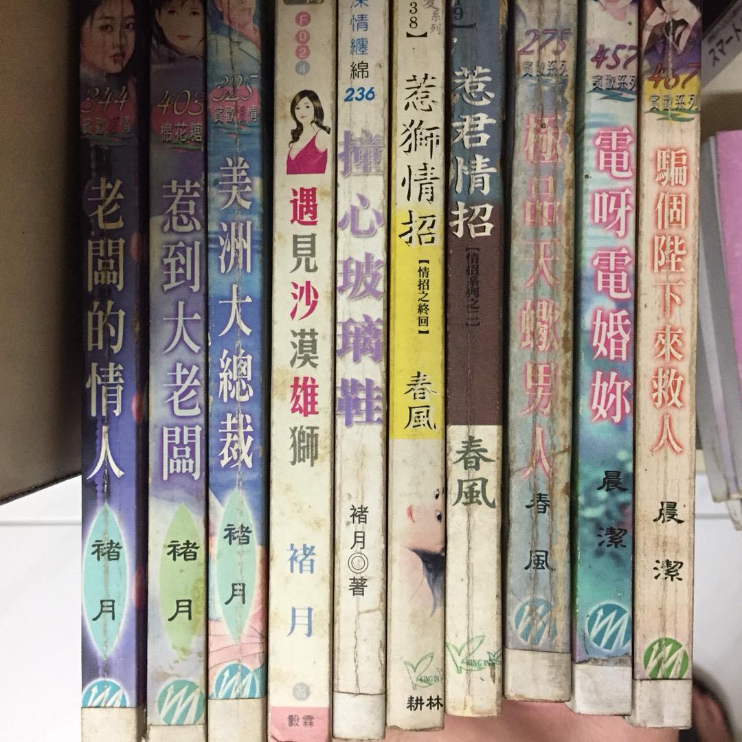 爱情小说言情小说每本rm1 褚月春风晨潔辰晞采嵵橙星陈明娣陈婕陈沛伶春上绿成瑩楚嫣陈美琳常欢楚心晨云楚妍陈毓华蔡小雀春秋楚月蟲虫 Books Stationery Books On Carousell