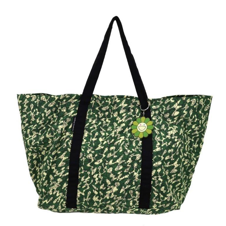 獨立編號全新正版村上隆camo Tote bag LV 迷彩花花TAKASHI