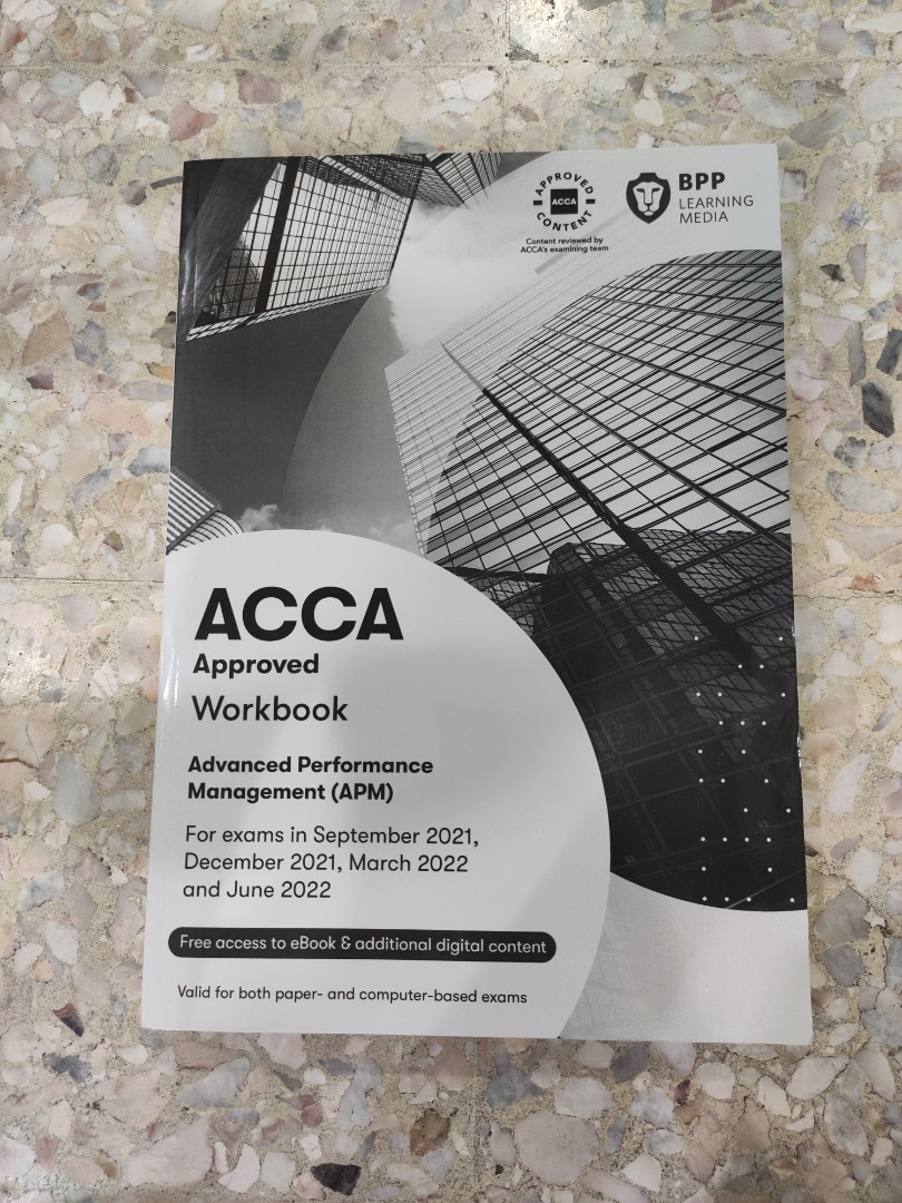 ACCA BPP Advanced Performance Management (APM) Revision kit, Hobbies ...