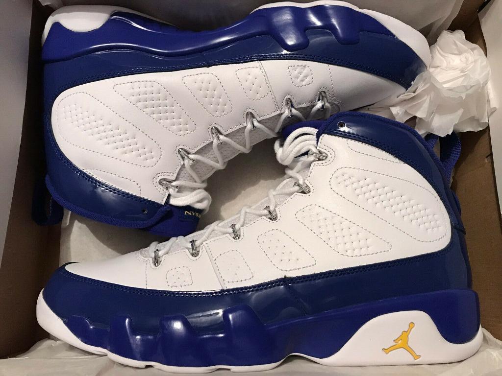Jordan 9 lakers on sale