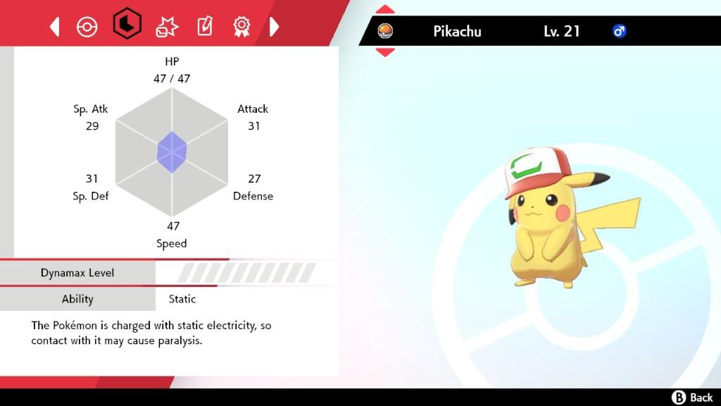 Ash Cap Pikachu Shiny Pokemon Sword Shield, Hobbies Toys, Toys