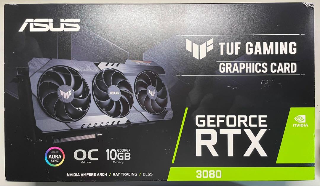 ASUS TUF Gaming GeForce RTX™ 3080 OC (無鎖版本, NON-LHR), 電腦