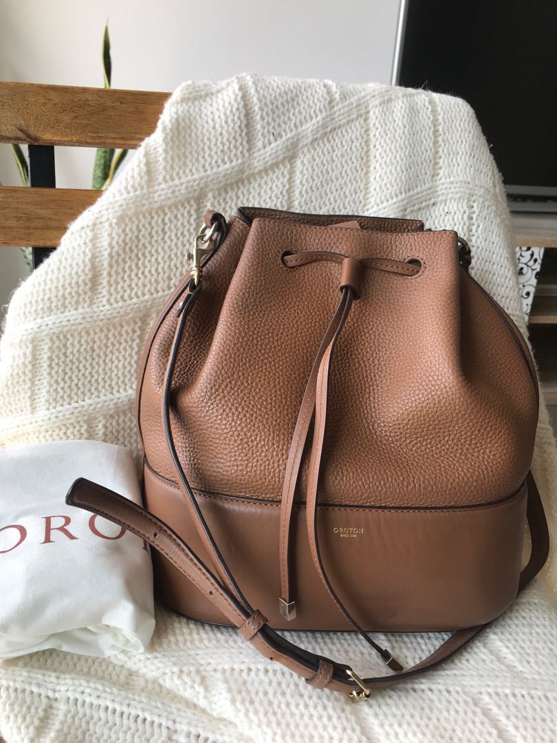 Oroton berkeley mini bucket bag deals