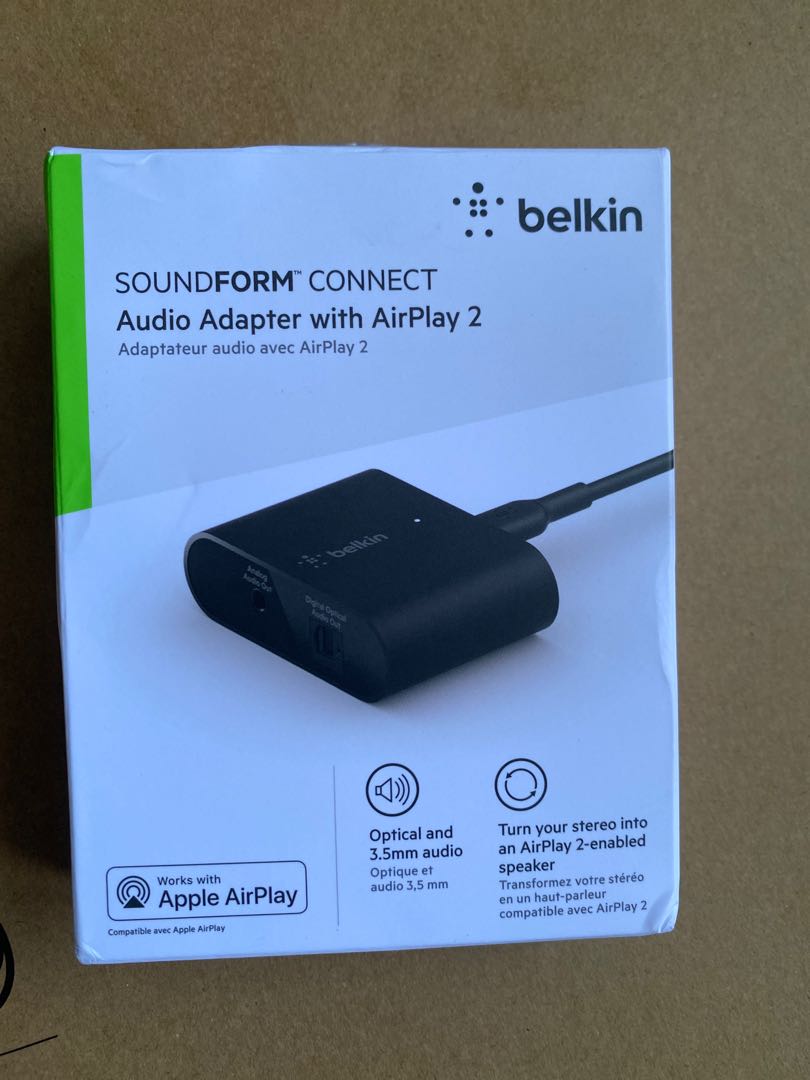 Belkin Soundform Connect Audio Adapter with AirPlay 2 - adaptateur
