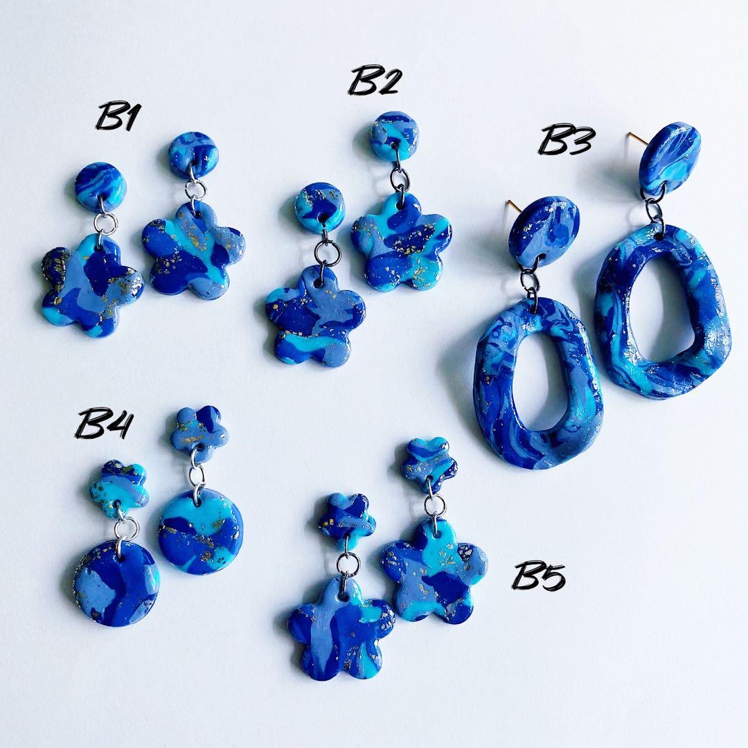 Camo clay earrings sale