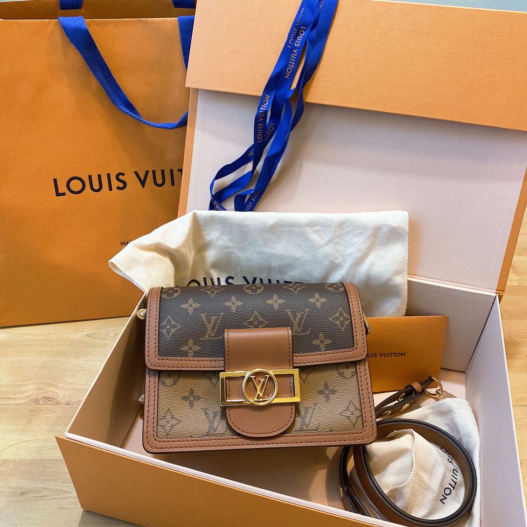 BN LV Mini Dauphine, Luxury, Bags & Wallets on Carousell