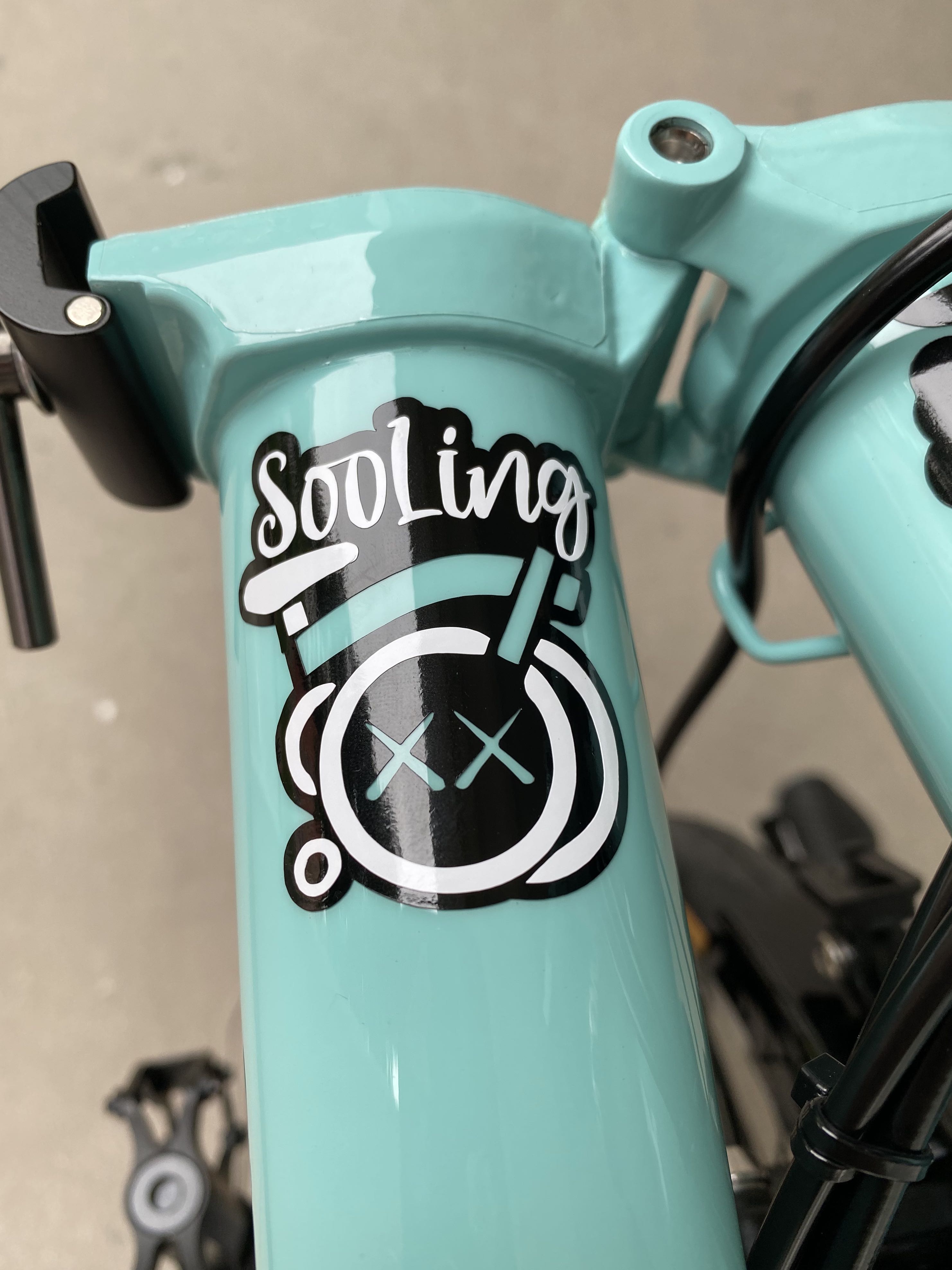 brompton frame decal