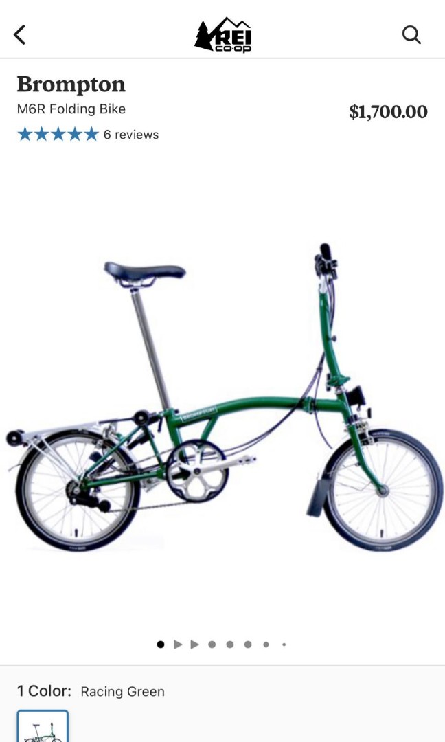 Brompton M6R folding bike Racing Green Sports Equipment Bicycles Parts Bicycles on Carousell