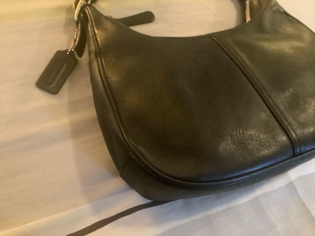 Vintage Coach Brown Leather Hobo Bag Purse 9342 by qtvintages