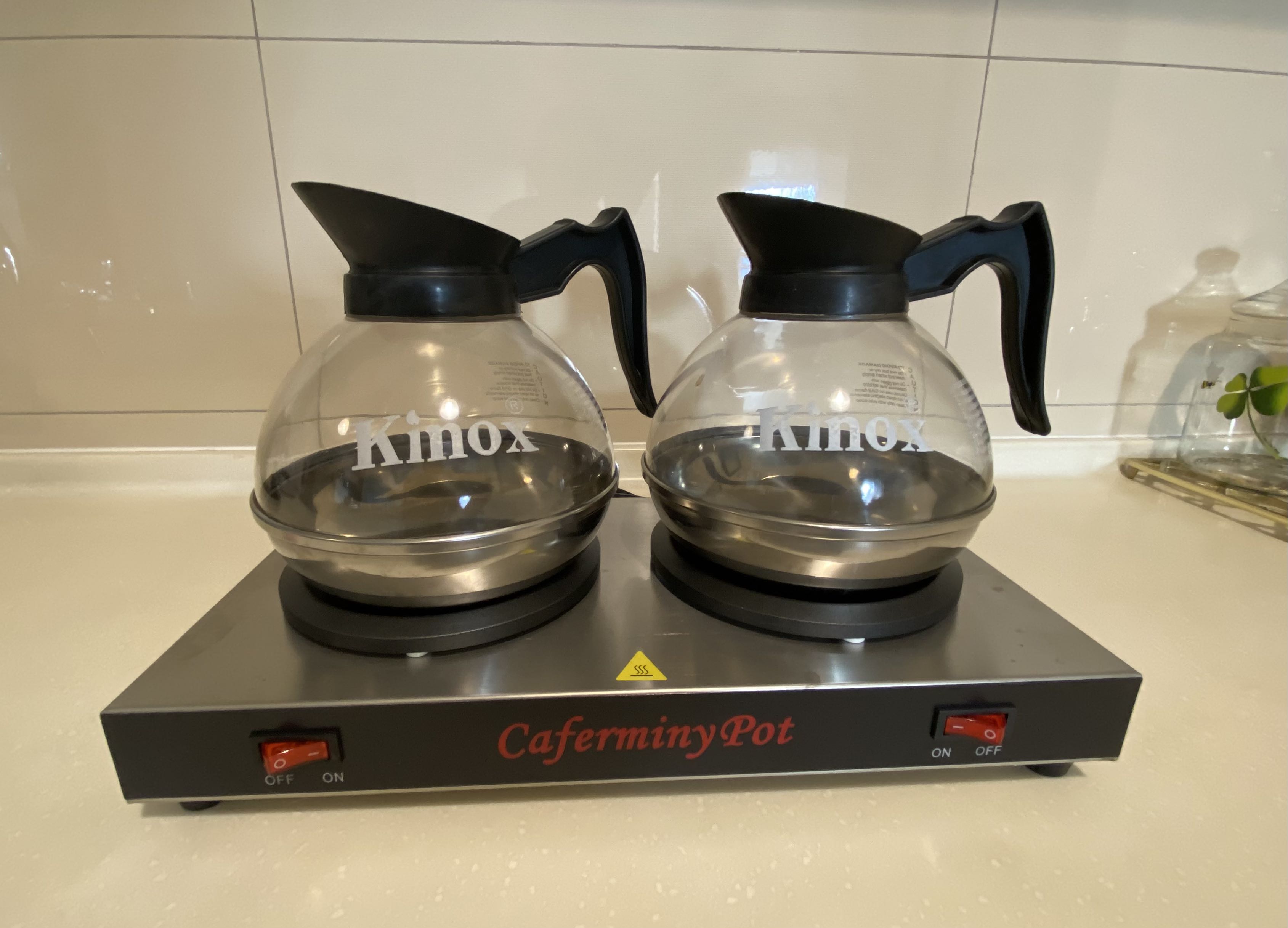 Caferminy Electric dual plate coffee/tea dicenter, Furniture & Home