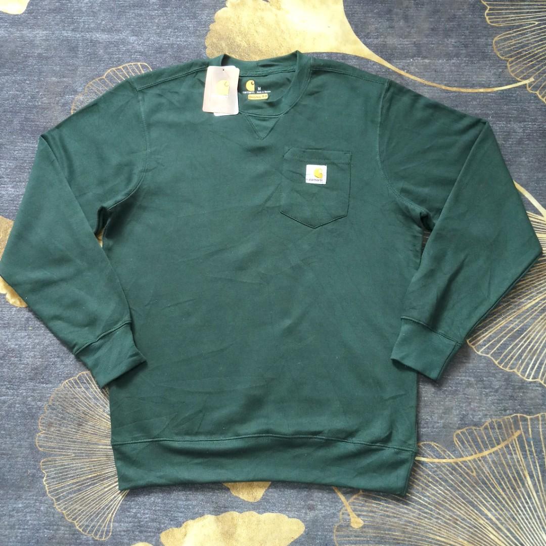 Carhartt Original Fit Green Crewneck Sweatshirt