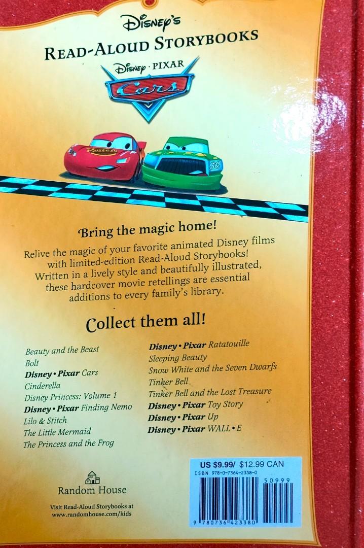 Cars Disney Pixar A ReadAloud Storybook, Hobbies & Toys, Books