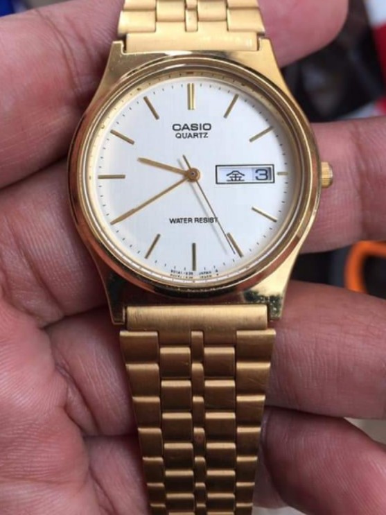 稼働品 CASIO カシオMQ-514 クオーツ 放っ ゴールド