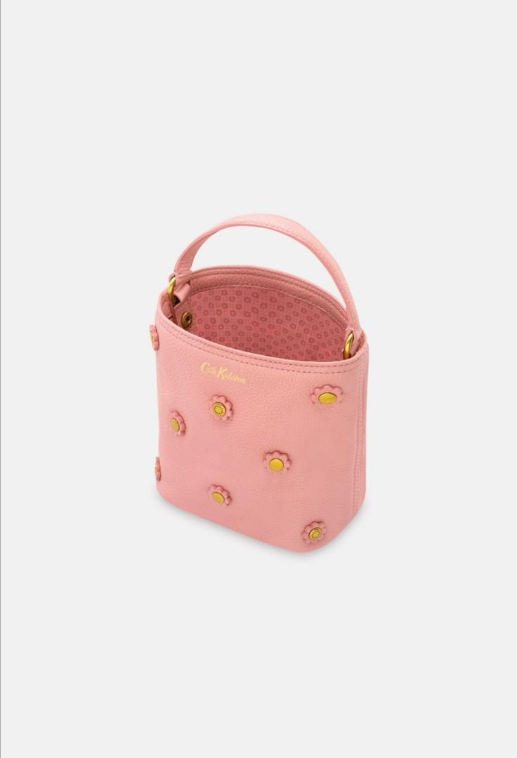 Cath kidston small leather hotsell bucket cross body bag