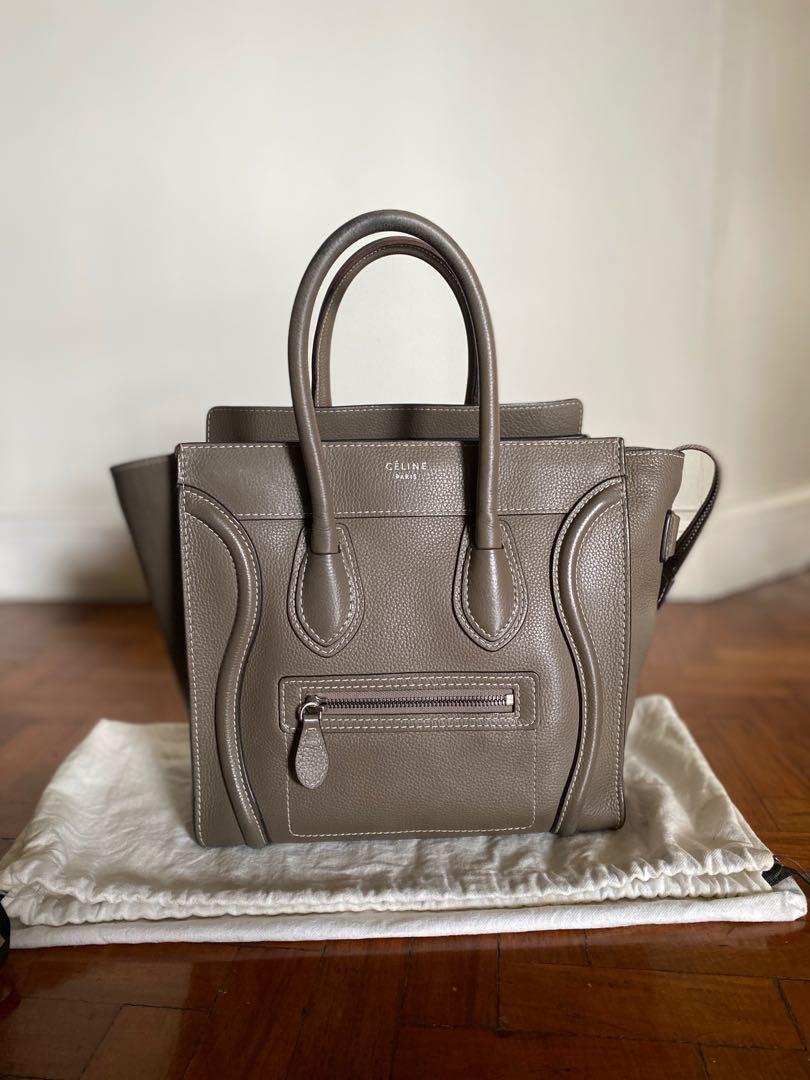 Celine micro clearance luggage grey
