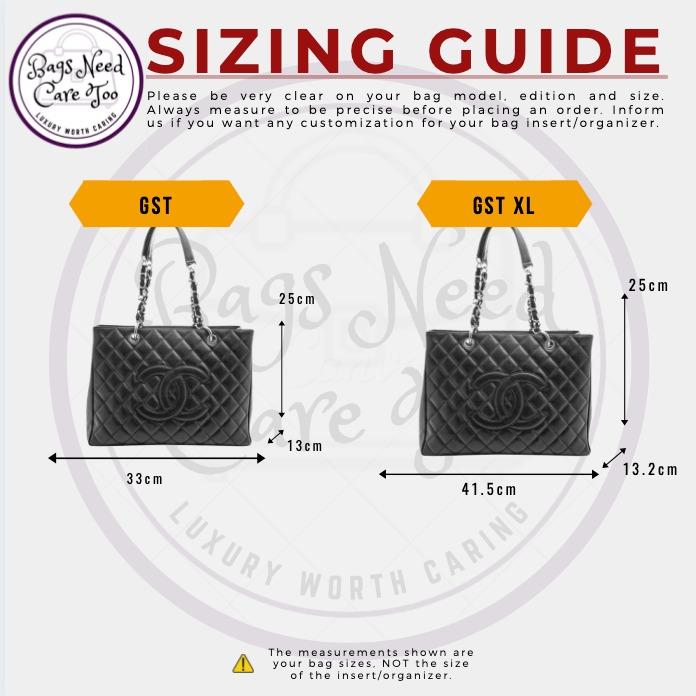 Chanel GST Bag Organiser Inner Bag Insert Organizer Luxury Bags