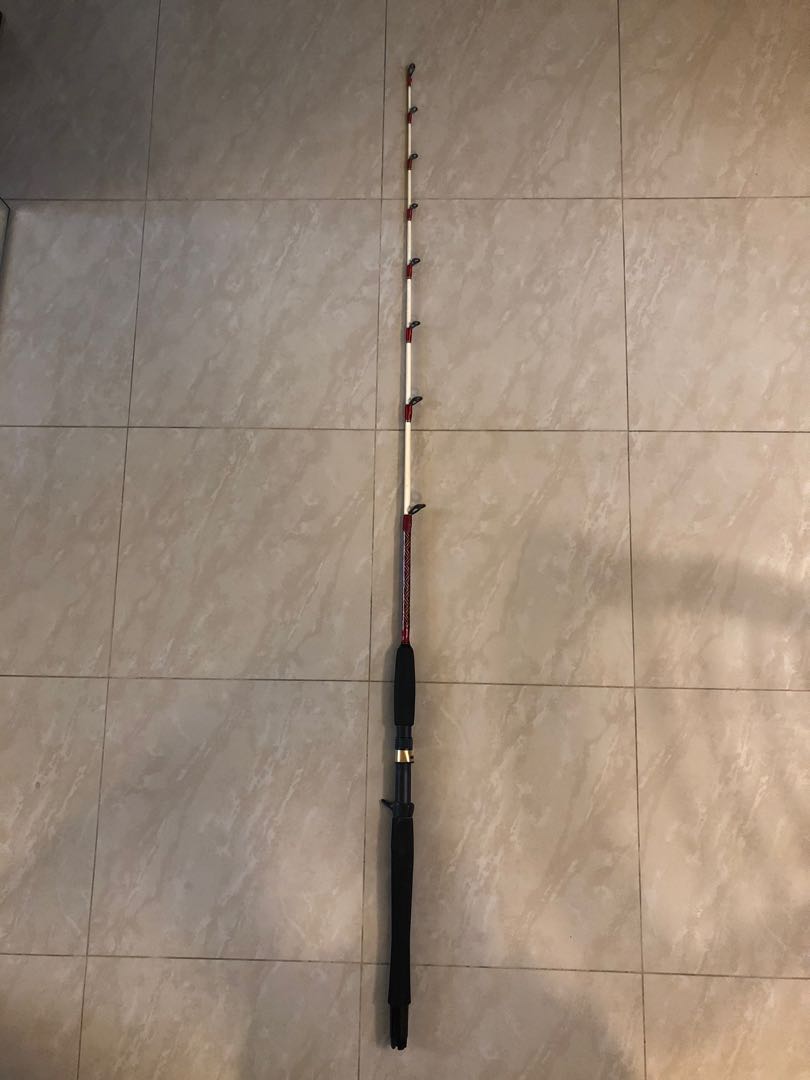 Custom made fishing rod 5ft with heavy duty vintage fuji reel seat