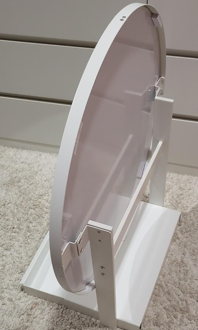 IKEA Dressing table round mirror with drawer, Furniture & Home Living