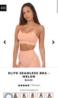 Elite eleven seamless leggings/bra - melon