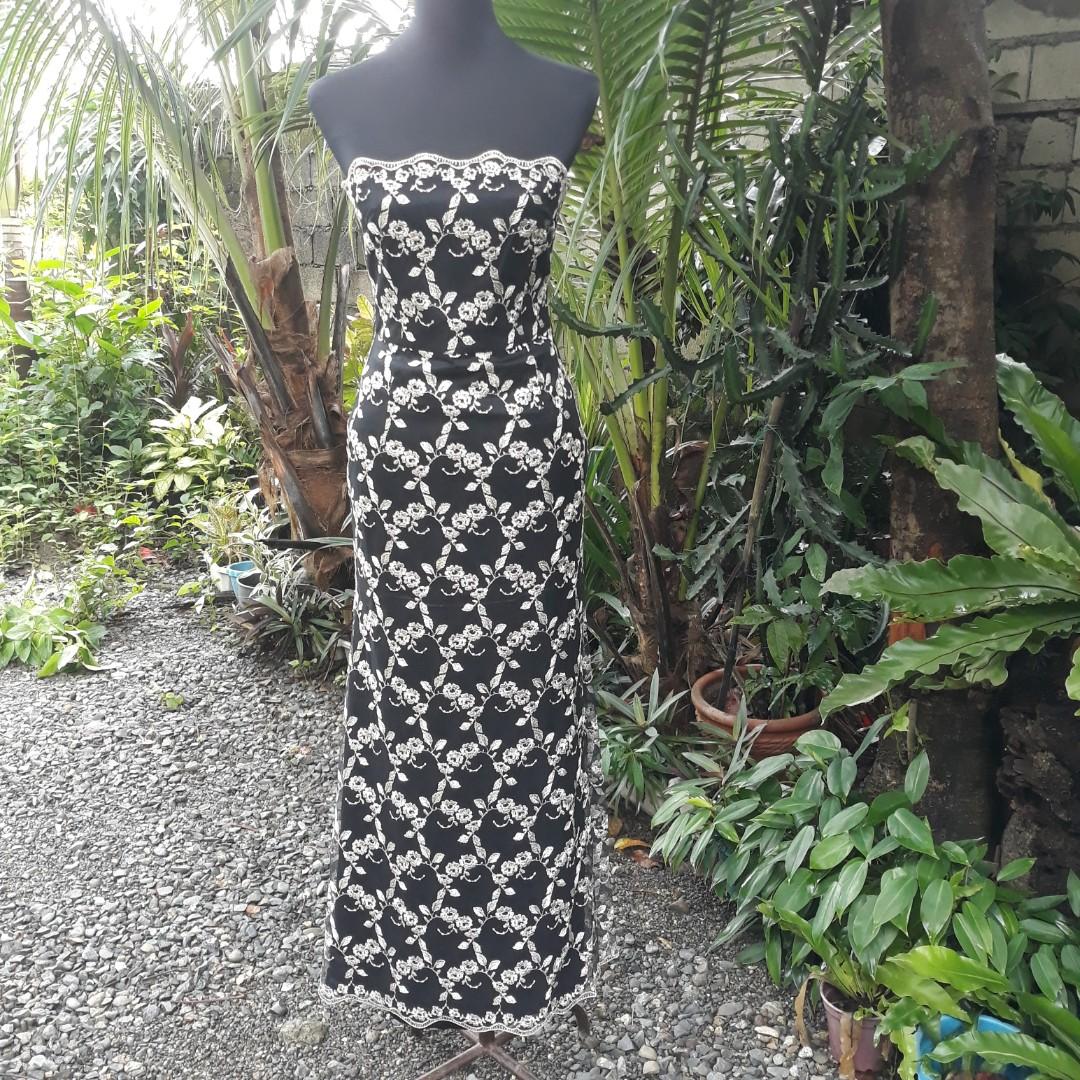 ESCADA COUTURE Lace Dress Evening Gown 