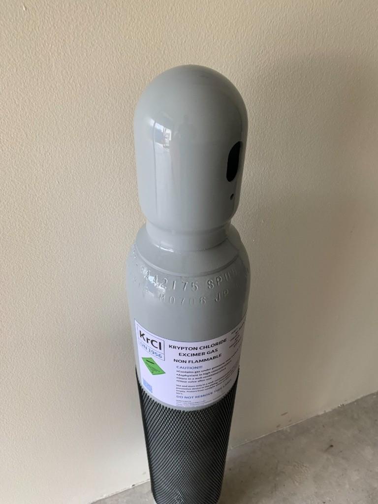 Excimer Laser Gas (ArF) (Category: Construction & Building Materials) located in Silang. Submitted by cryo-asia (Listing ID 268802423, Image 2). Description: Excimer Gas (Argon Fluoride-ArF) 1400 liters content; 1800 psi Mixture of Argon, Helium & Neon / or Krypton & Chloride Excimer laser gas.