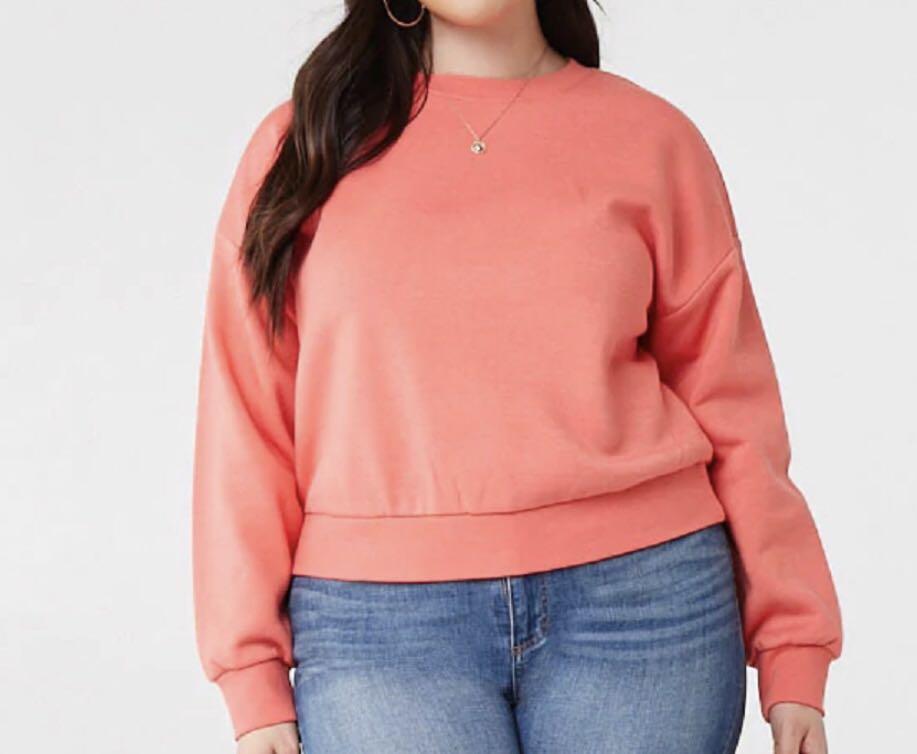 F21 plus size Sweatshirt (Category: Coats, Jackets and Outerwear) located in Quezon City. Submitted by mondching (Listing ID 1119094138, Image 1). Description: 1X SIZE.