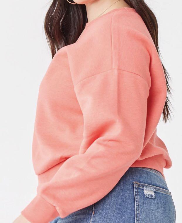 F21 plus size Sweatshirt (Category: Coats, Jackets and Outerwear) located in Quezon City. Submitted by mondching (Listing ID 1119094138, Image 3). Description: 1X SIZE.