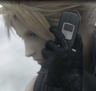 Final Fantasy VII Advent Children Cloud Strife Phone Panasonic
