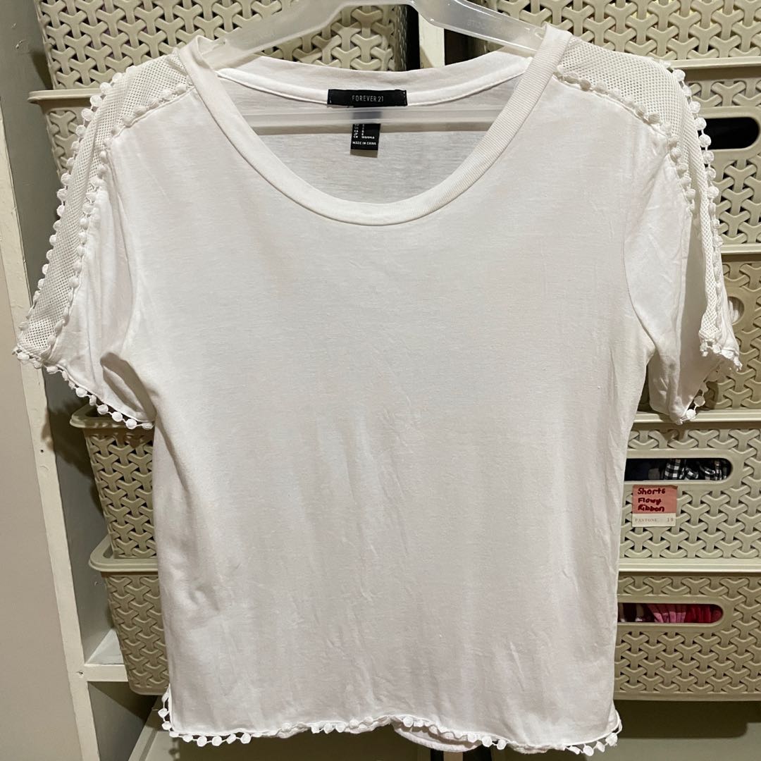 forever 21 white tee