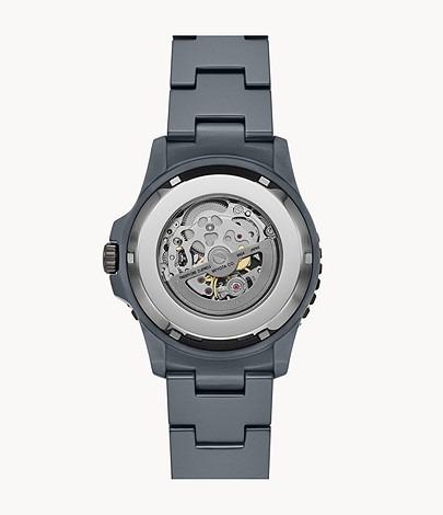 Relic men's stainless discount steel automatic skeleton watch