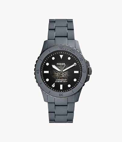 Ceramic discount fossil watch