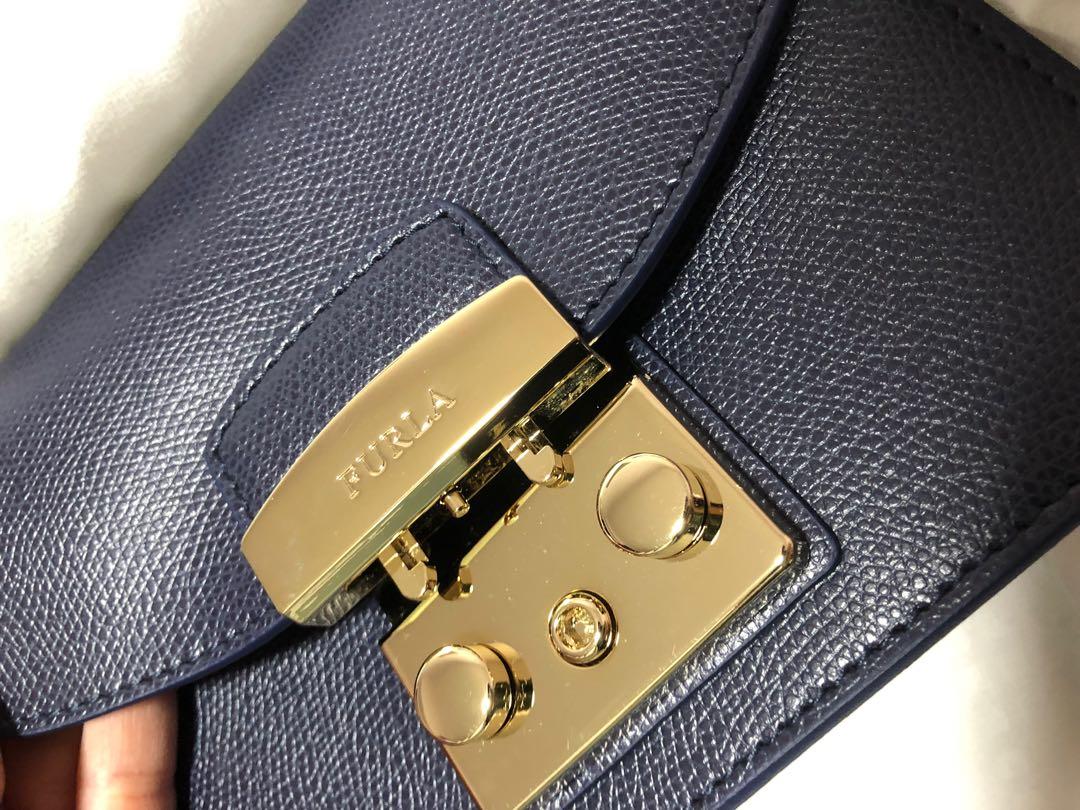 FAST DEAL BRAND NEW Furla Metropolis Mini Crossbody in Navy