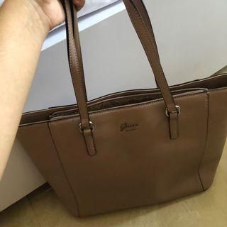 GUESS tote bag nude