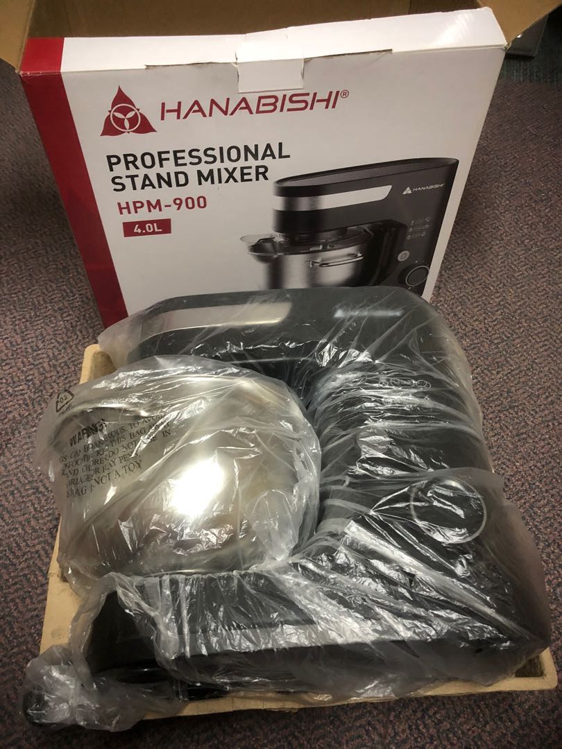 Hanabishi professional stand mixer hpm900, Furniture & Home Living