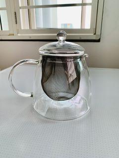 Glass Teapot With Tea Strainer Tv Home Appliances Kitchen Appliances Kettles Airpots On Carousell